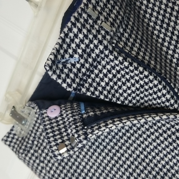 Boden British Tweed Wool Houndstooth Trousers Size - Picture 6 of 13
